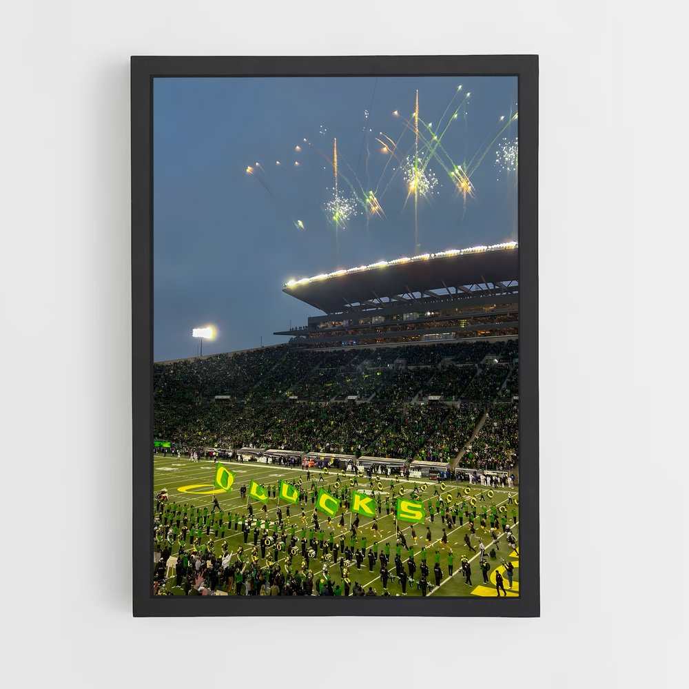Poster L'Esprit de l'Oregon – affiche Basketball (vue 2)